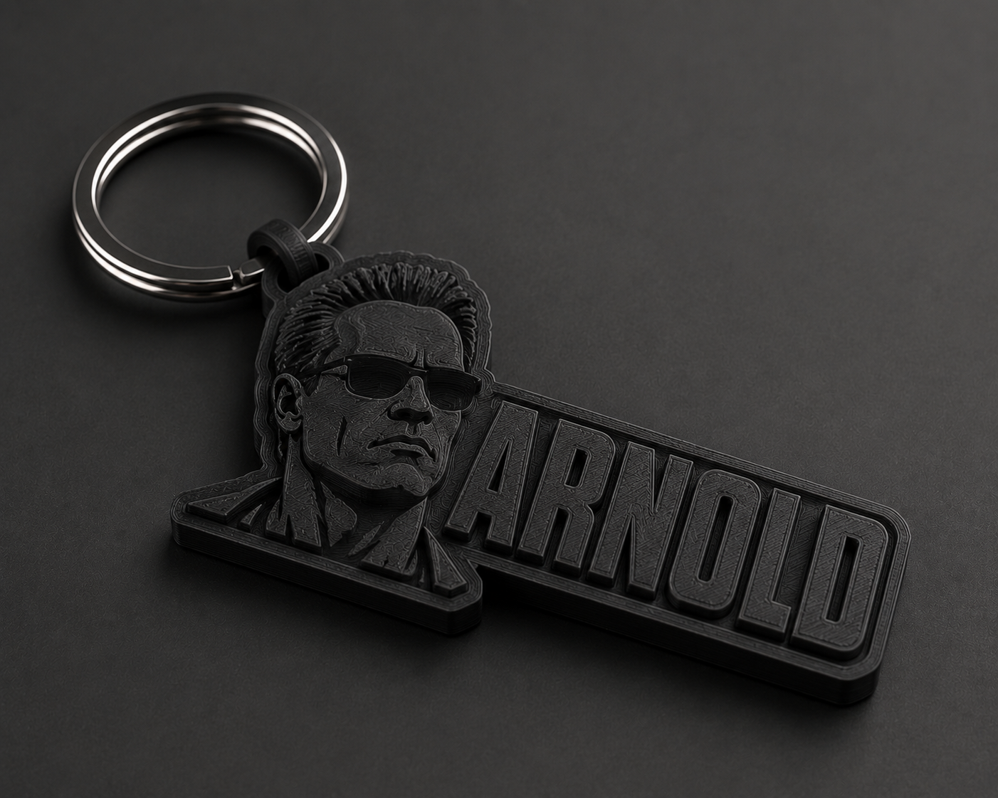 Személyre szabott „Arnold” 3D kulcstartó